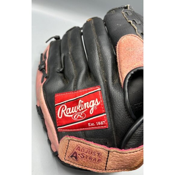 Rawlings FP22SB 12" Fastpitch Softball Glove With Leather Palm & Adjust A Strap - Picture 5 of 6